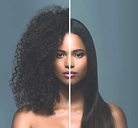 Haarglättung mit der Tanino Enzymo Therapie