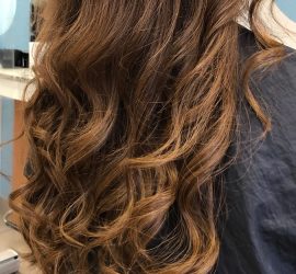 Haarverdichtung, Haarverlängerung Echthaarsträhnen (nachher)